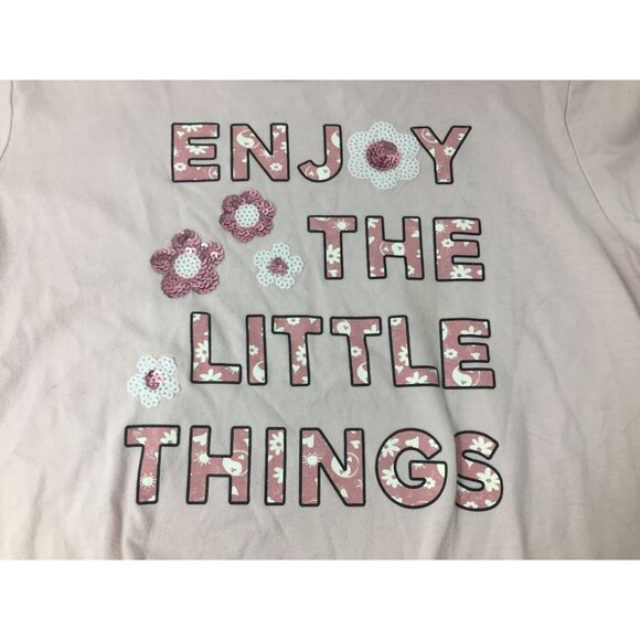 Wonder Nation Pink Short sleeved Tee Shirt Girl's Size XL (14/16) - Picture 3 of 4